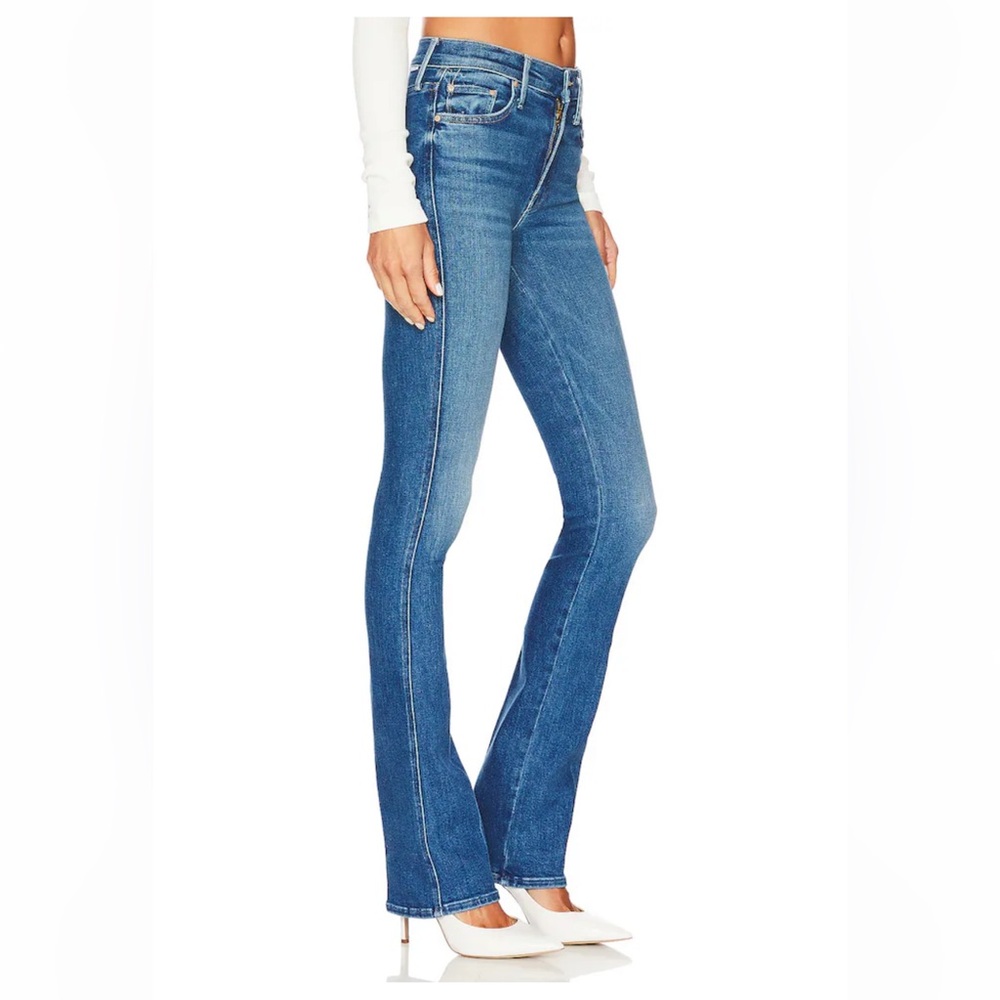 Mother Jeans The Double Insider Heel Jeans in Opposites Attract - Picture 2 of 10